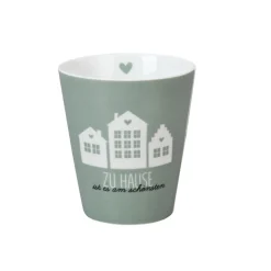 Best Krasilnikoff Happy Mug Becher, Zu Hause ist es am schönsten