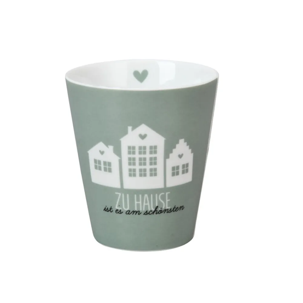 Best Krasilnikoff Happy Mug Becher, Zu Hause ist es am schönsten