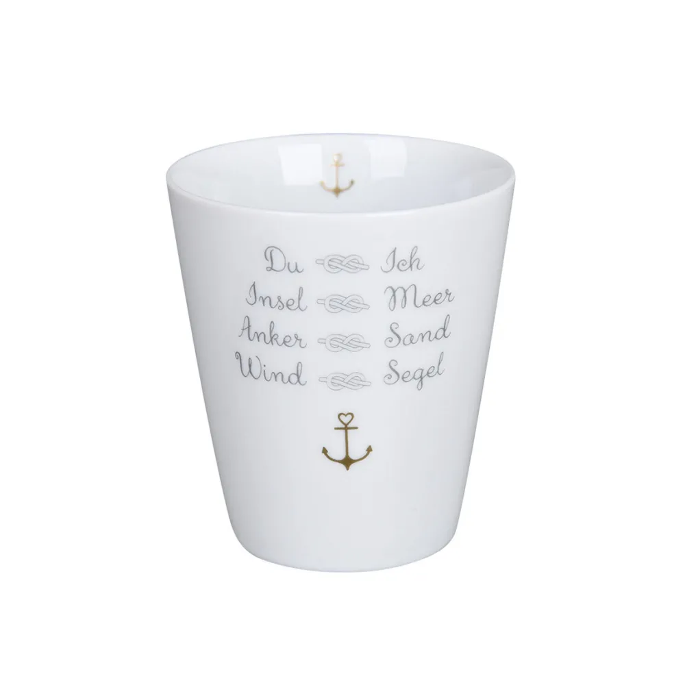 Outlet Krasilnikoff Happy Mug Becher Du und ich