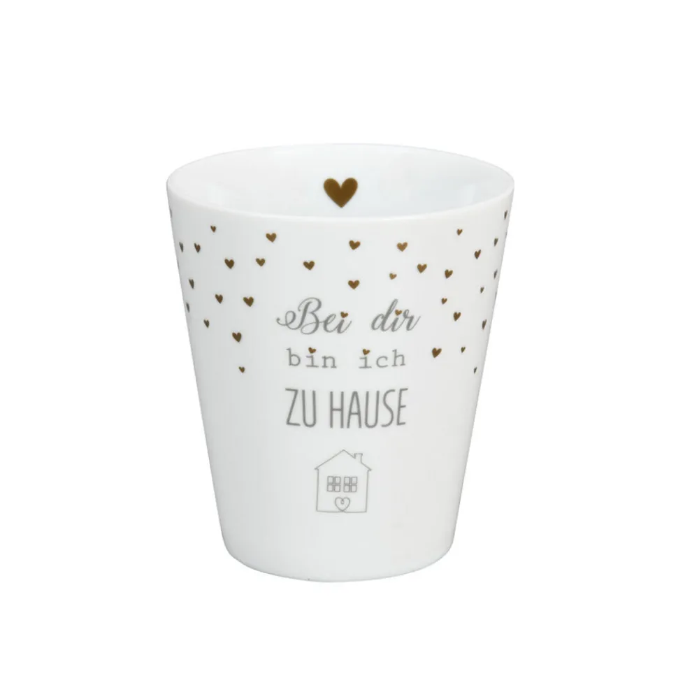 Krasilnikoff Happy Mug, Bei dir ich Zu Hause