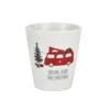 Hot Krasilnikoff Happy Mug Becher Driving Home for Christmas, Camper