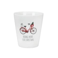 Best Krasilnikoff Happy Mug Becher Riding Home for Christmas Bike