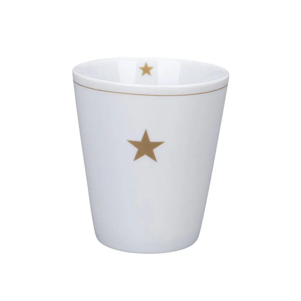 Outlet Krasilnikoff Happy Mug Star aus Porzellan