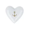 Best Krasilnikoff Herz Schale, Tablett Gold Anchor