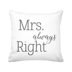Hot Krasilnikoff Kissenbezug Mrs. Always Right
