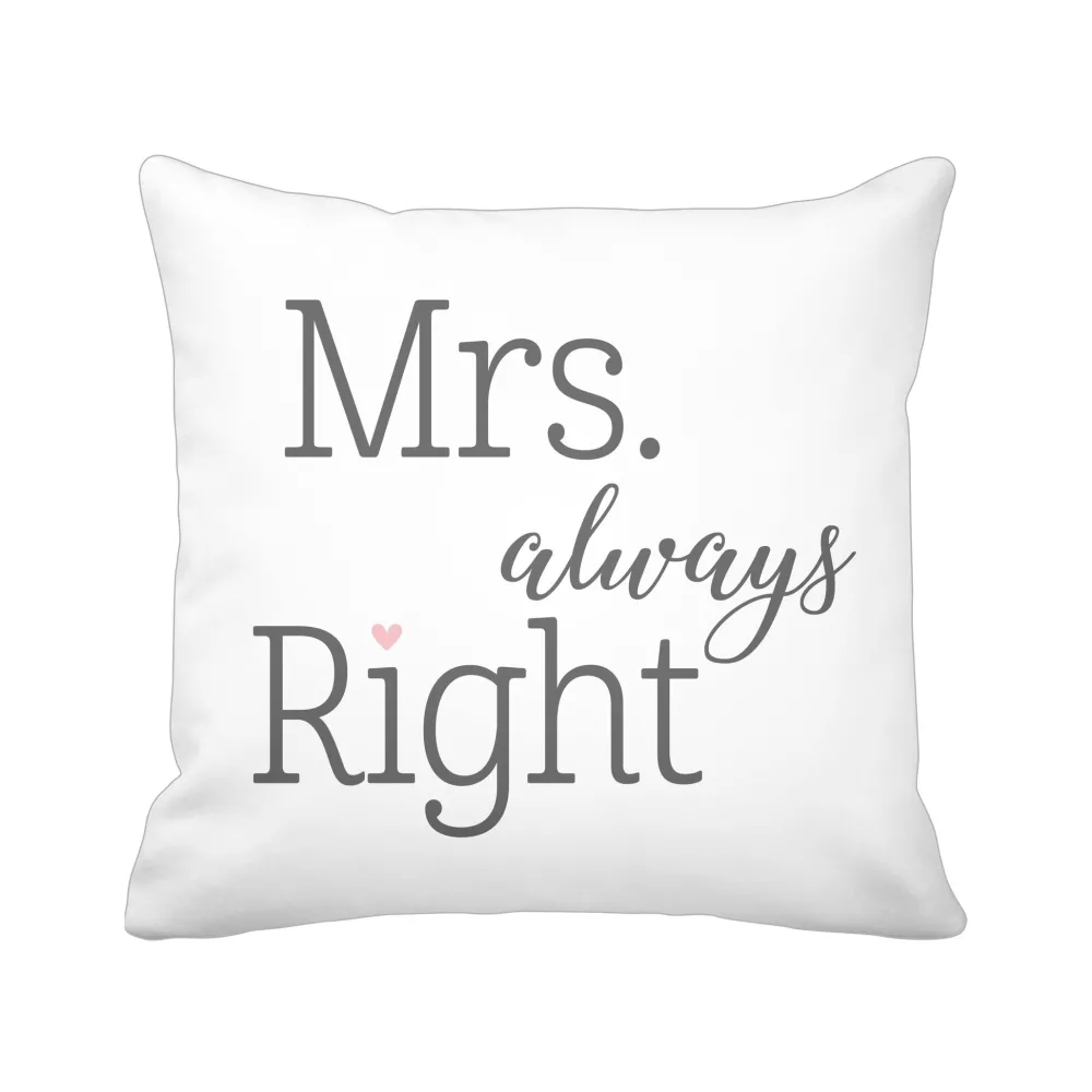 Hot Krasilnikoff Kissenbezug Mrs. Always Right