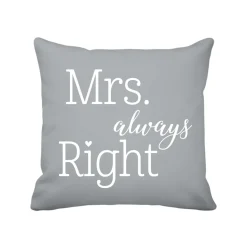Hot Krasilnikoff Kissenbezug Mrs. Always Right