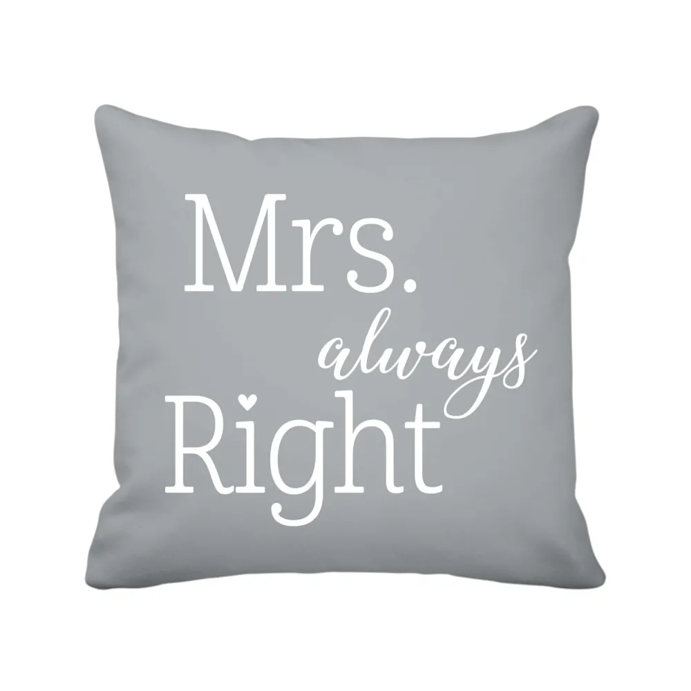 Hot Krasilnikoff Kissenbezug Mrs. Always Right
