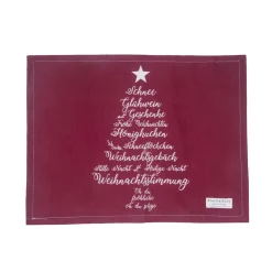 Online Krasilnikoff Platzmatte, Tischset Christmas Words