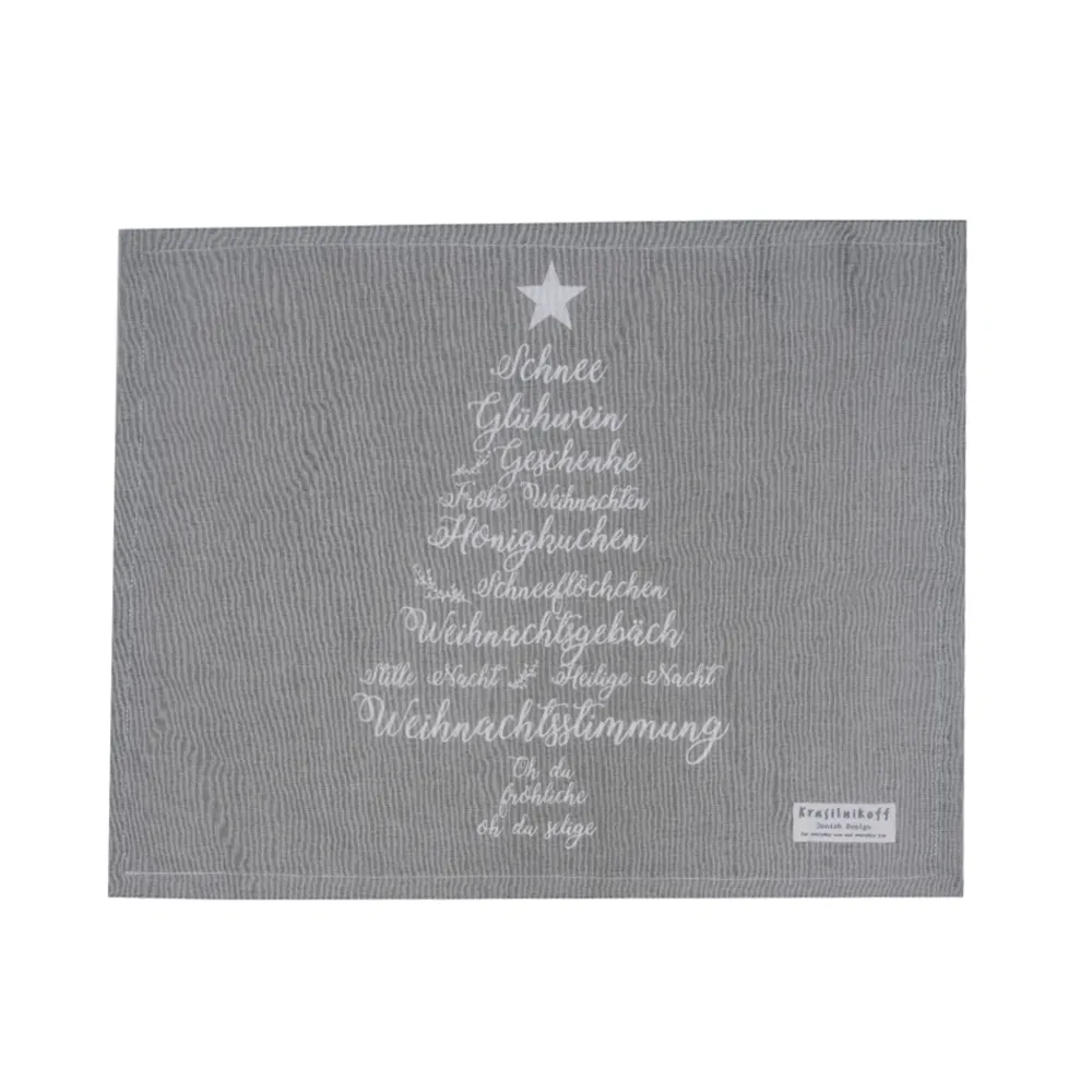 Online Krasilnikoff Platzmatte, Tischset Christmas Words