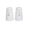 Sale Krasilnikoff Salz und Pfefferstreuer Set Gold Anchor