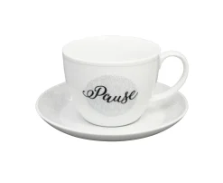 Outlet Krasilnikoff Tasse mit Untertasse Stardust Pause