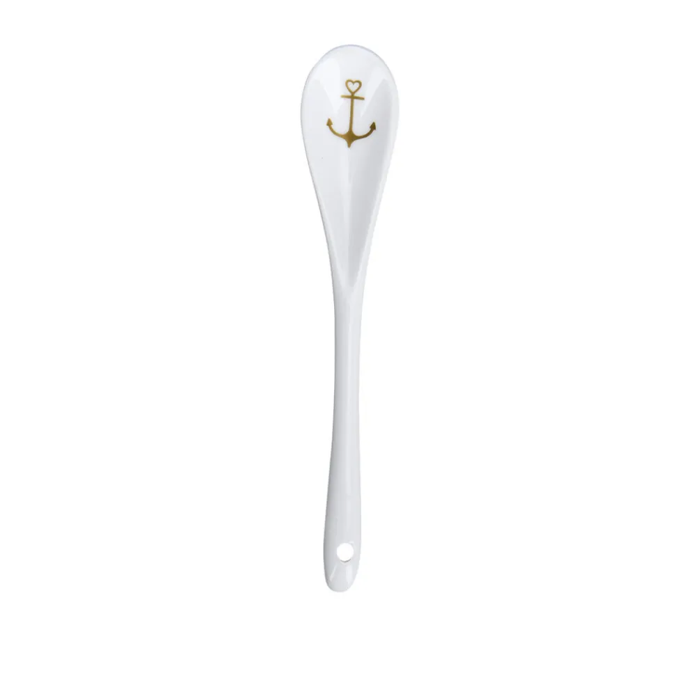 Hot Krasilnikoff Teelöffel Gold Anchor