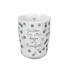Best Krasilnikoff Wave Mug, Das Leben ist viel besser mit Konfetti