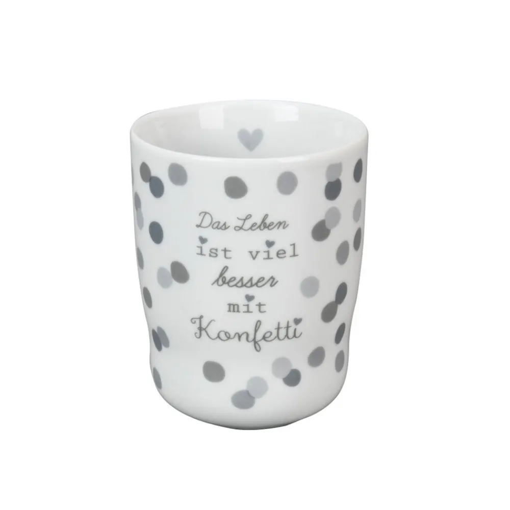 Best Krasilnikoff Wave Mug, Das Leben ist viel besser mit Konfetti