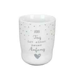 Krasilnikoff Wave Mug Jeder Tag ist ein neuer Anfang