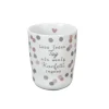 Hot Krasilnikoff Wave Mug, Lass jeden Tag ein wenig Konfetti regnen