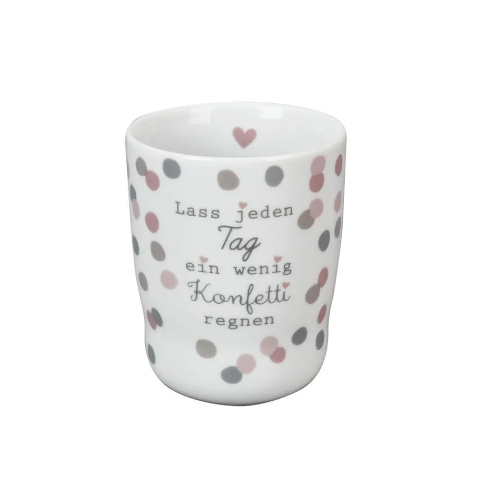 Hot Krasilnikoff Wave Mug, Lass jeden Tag ein wenig Konfetti regnen