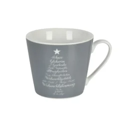 Sale Krasilnikoff Weihnachtliche Happy Cup Tasse Christmas Words