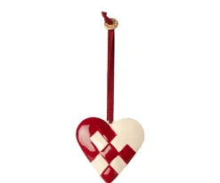 Discount Maileg Metall Herz Ornament geflochten