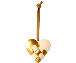 Discount Maileg Metall Herz Ornament geflochten