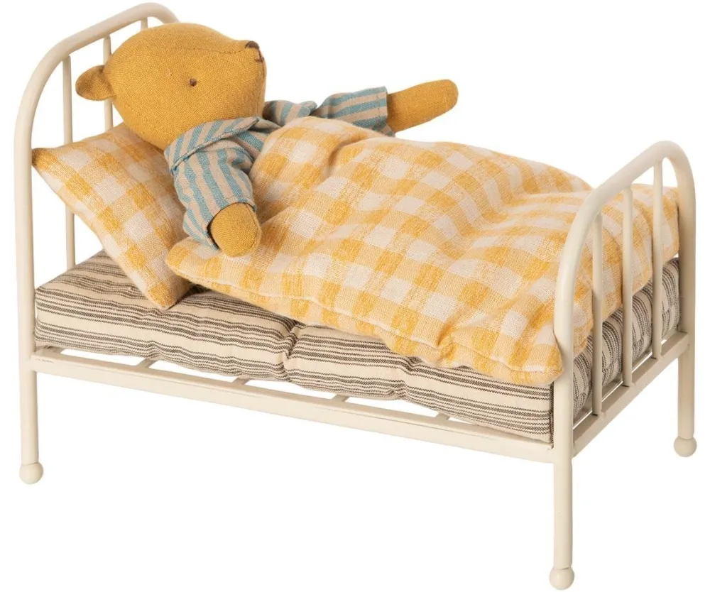 New Maileg Vintage Bett Teddy Junior