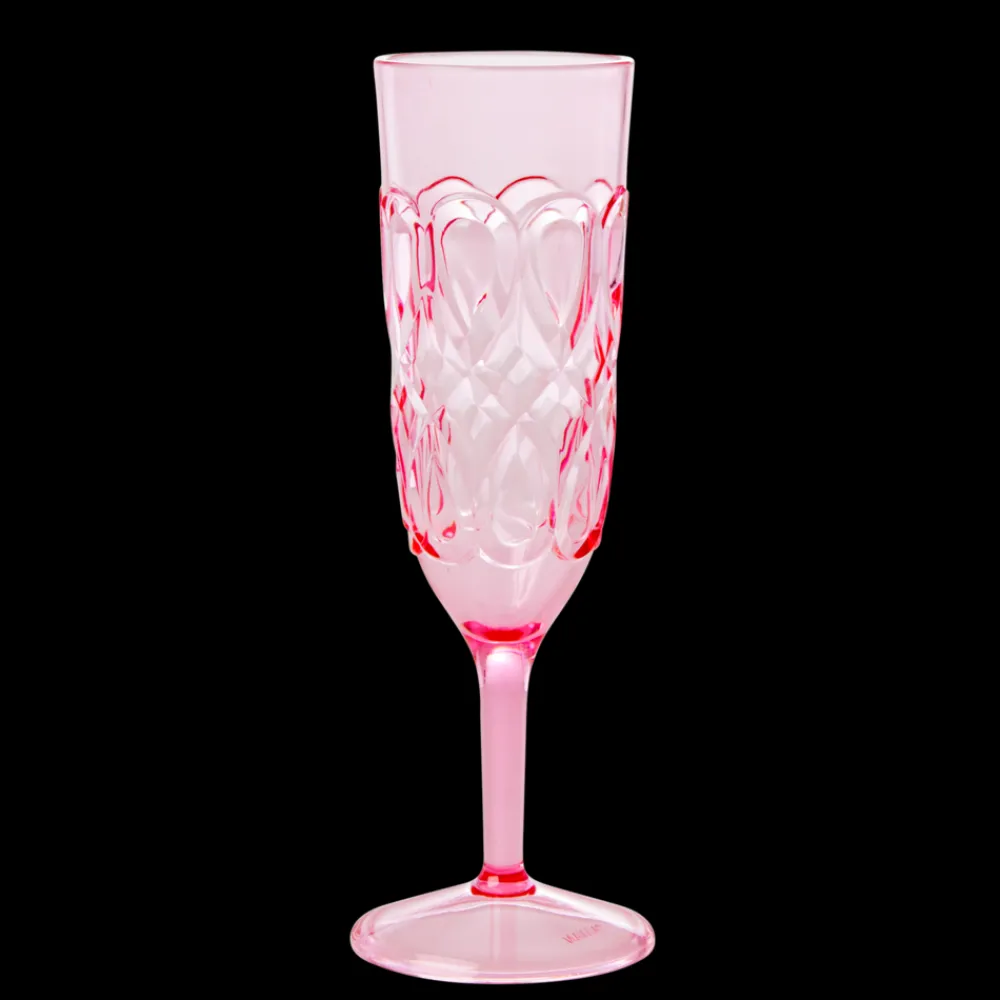 Online RICE Acryl Champagner Glass