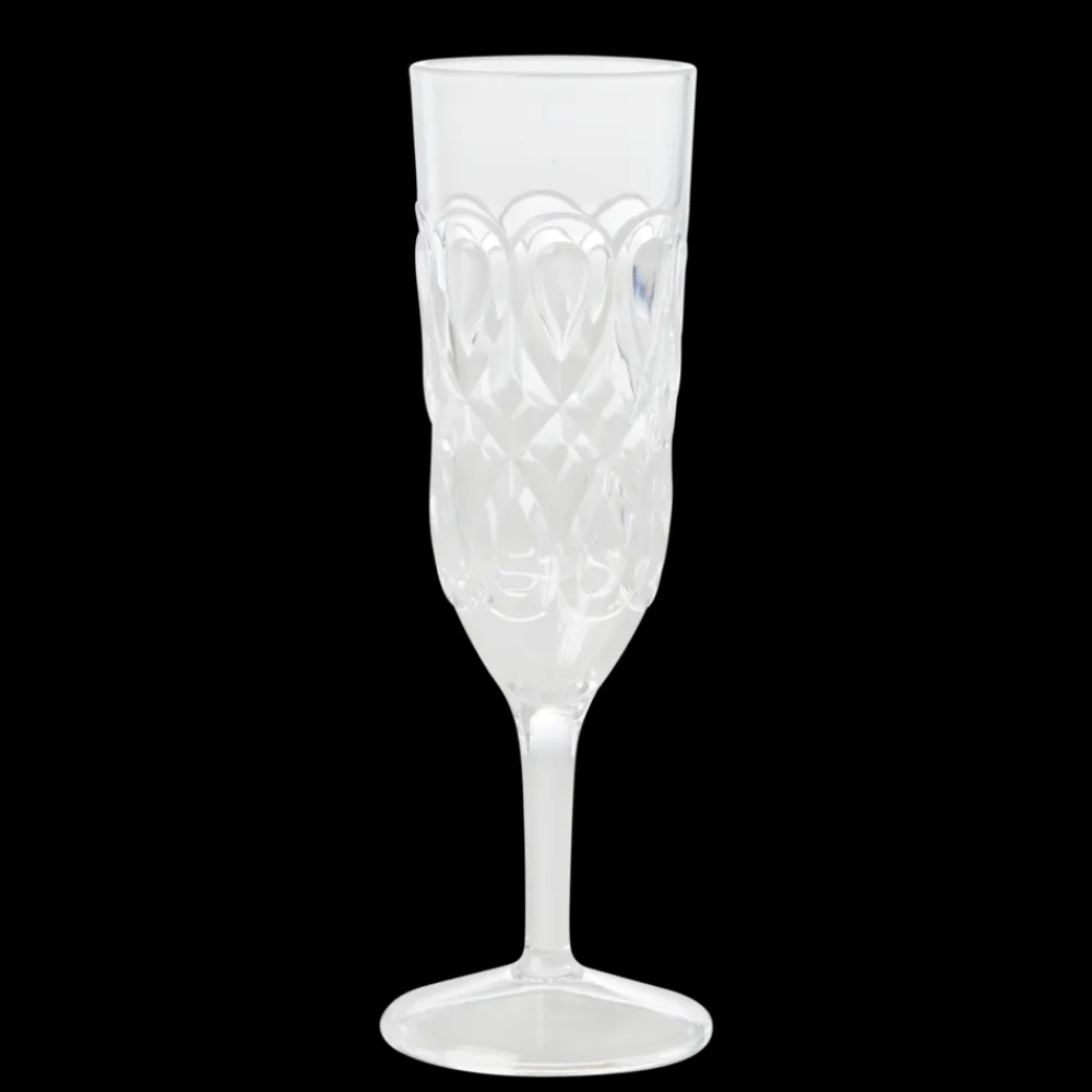 Online RICE Acryl Champagner Glass