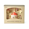 Outlet RICE Baby Geschirrset Wildlife Print aus Melamin