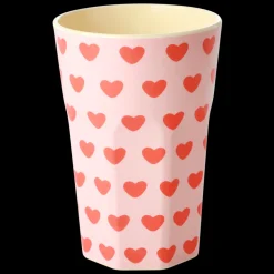 Best RICE Großer Melamin Becher Sweet Hearts