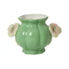 Sale RICE Handbemalte Keramik Vase mit Blumenhenkel