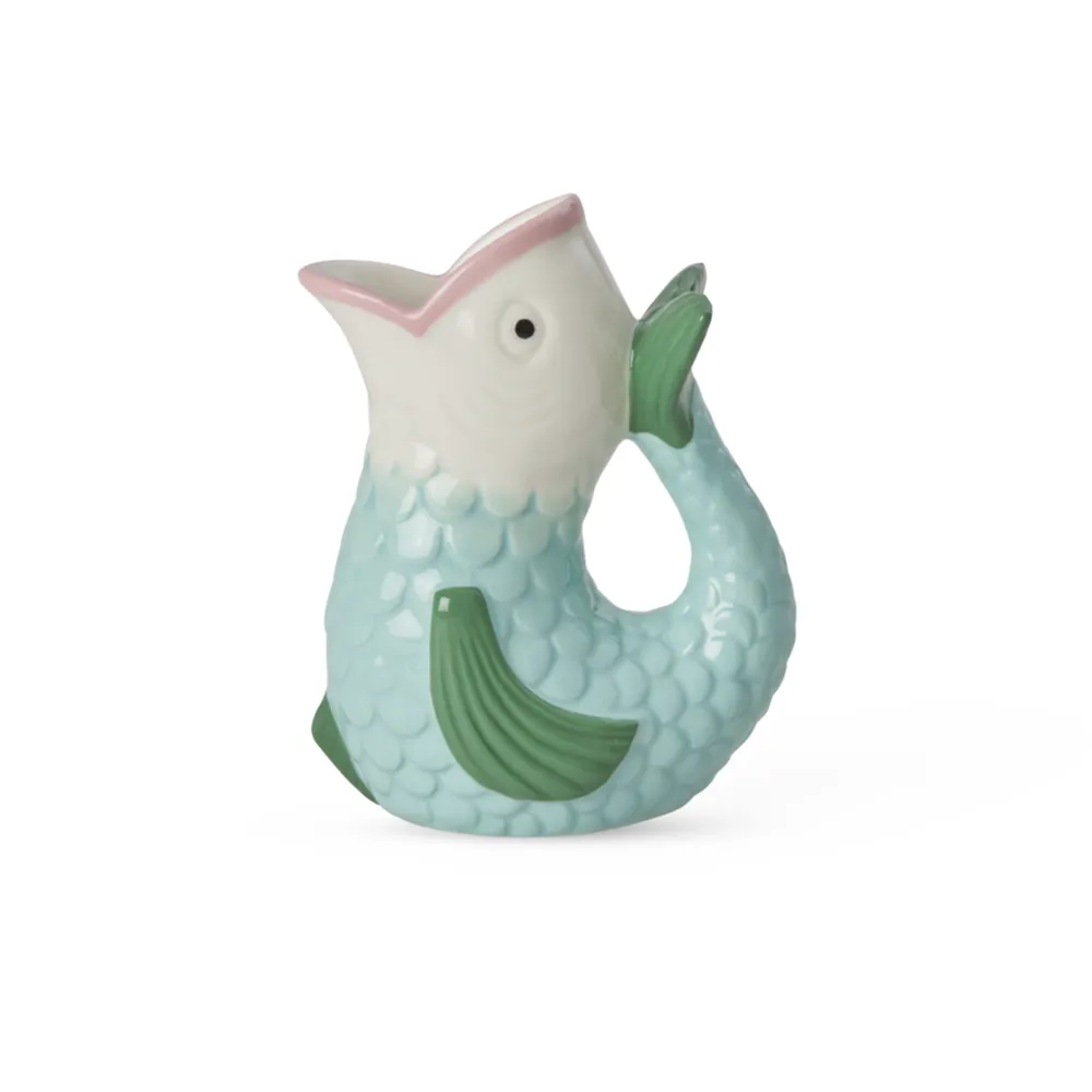 Hot RICE Handbemalter Keramik Vase Fisch