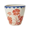 Outlet RICE Keramik Becher Handbemalt Vintage Flower