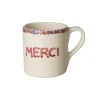 Clearance RICE Keramik Becher MERCI