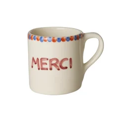 Clearance RICE Keramik Becher MERCI