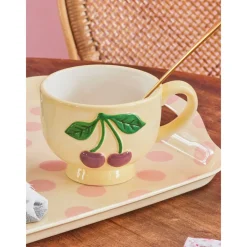 Best RICE Keramik Becher mit Kirschen