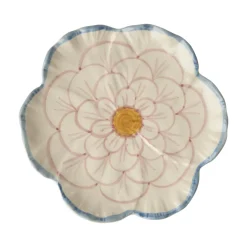 Sale RICE Keramik Beilagenteller Blume
