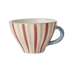 Online RICE Keramik Teetasse Handbemalt Stripes