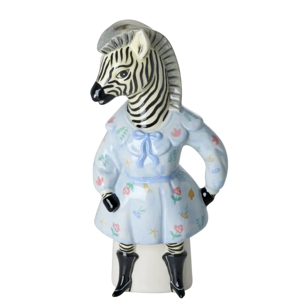 Best RICE Keramik Vase in Zebra Shape Nathalie Lété