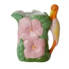 Online RICE Keramik Vase mit Pelikan und Blumen
