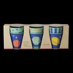 Clearance RICE Kinder Melamin Becher Galaxy 6er