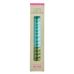 Discount RICE LED Kerzen Twisted 2er