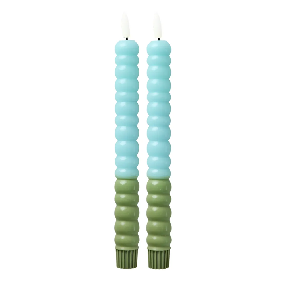 Discount RICE LED Kerzen Twisted 2er