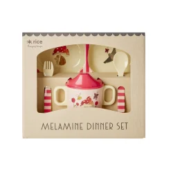 Sale RICE Melamin Baby Geschirr-Set Happy Forest
