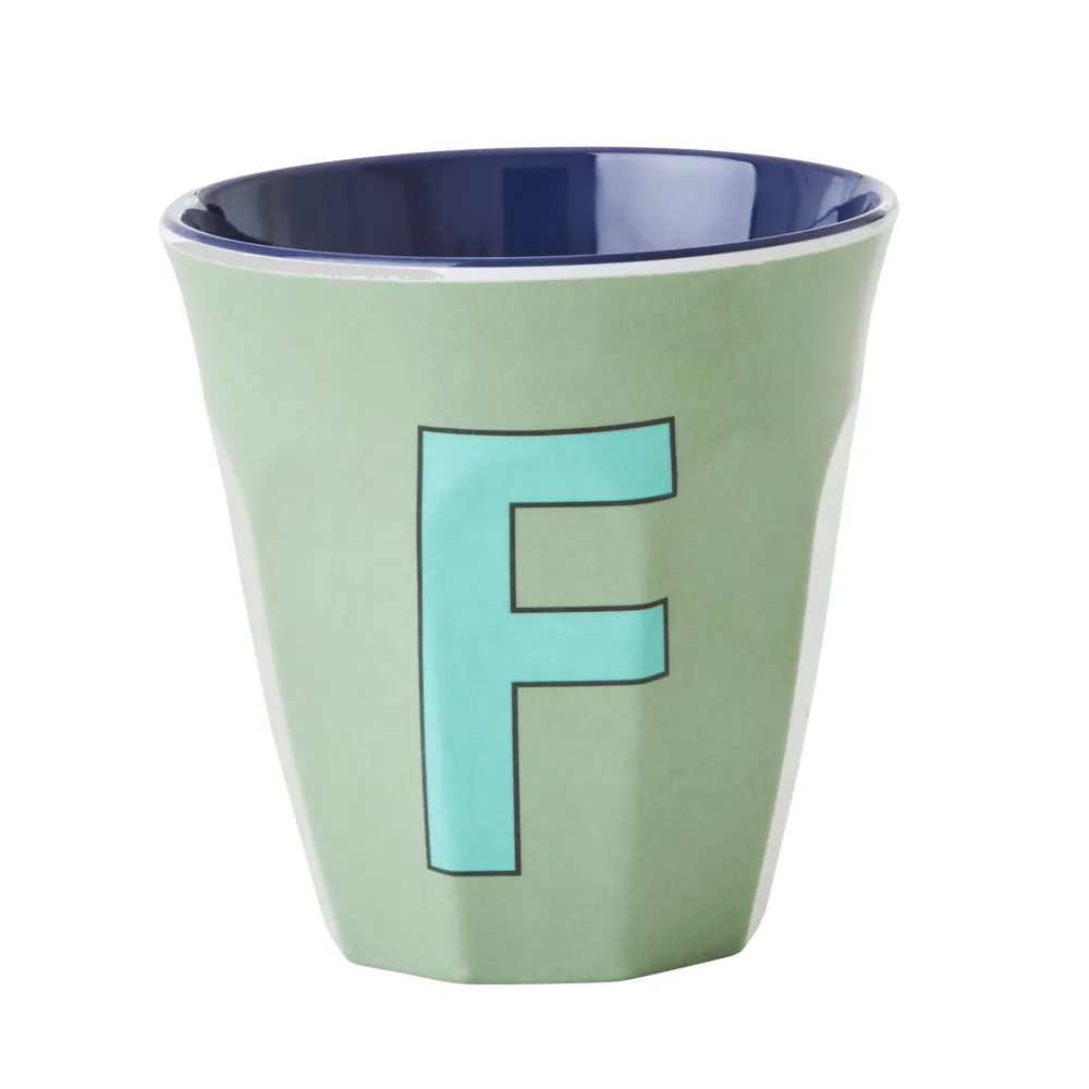 Discount RICE Melamin Becher Buchstaben