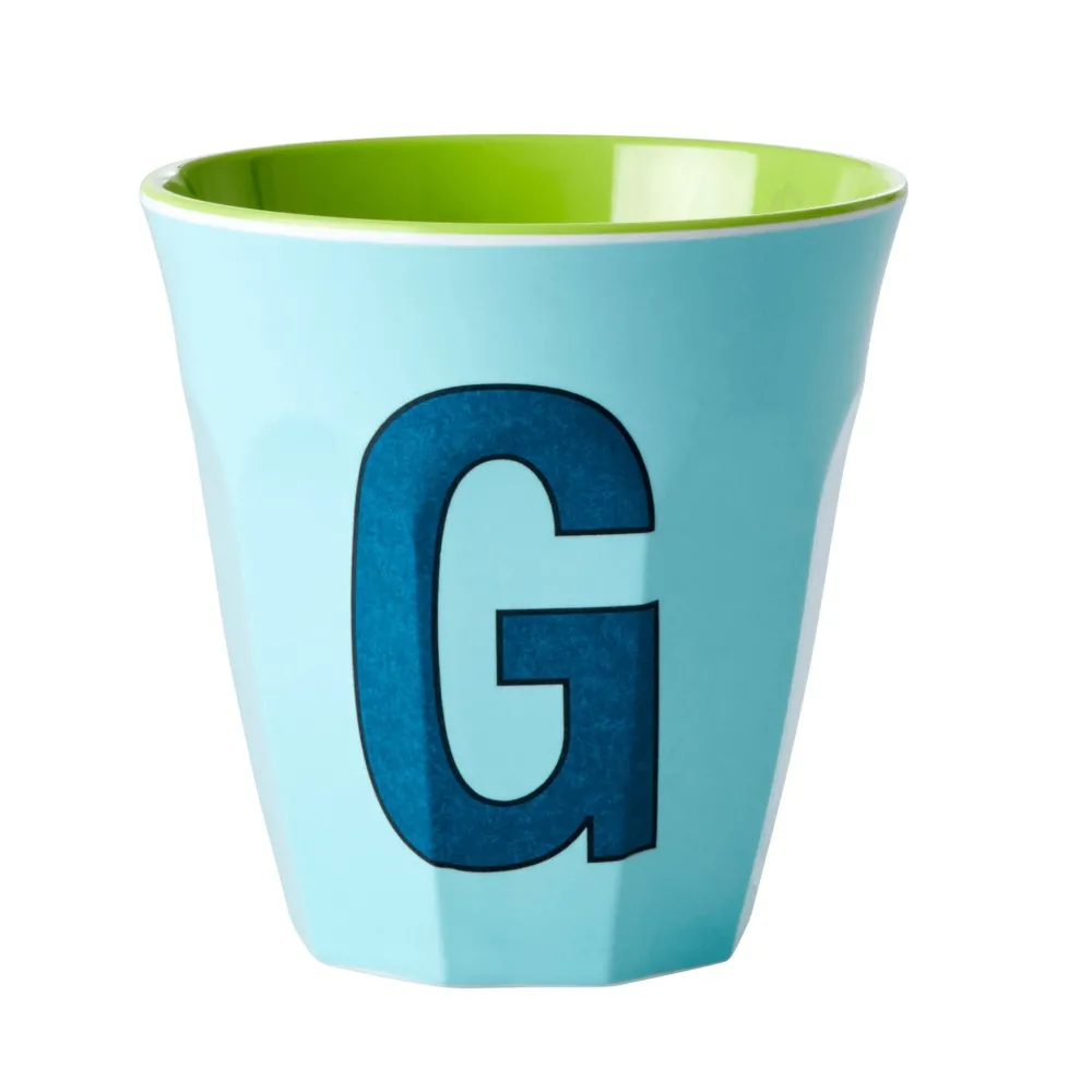 Discount RICE Melamin Becher Buchstaben