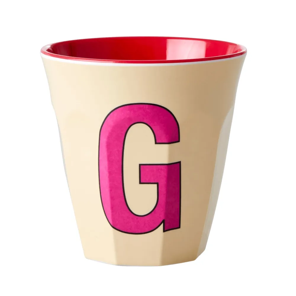 Discount RICE Melamin Becher Buchstaben