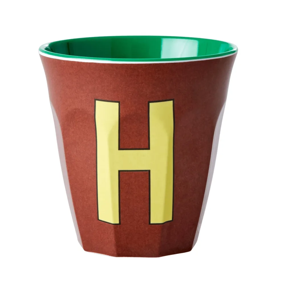Discount RICE Melamin Becher Buchstaben