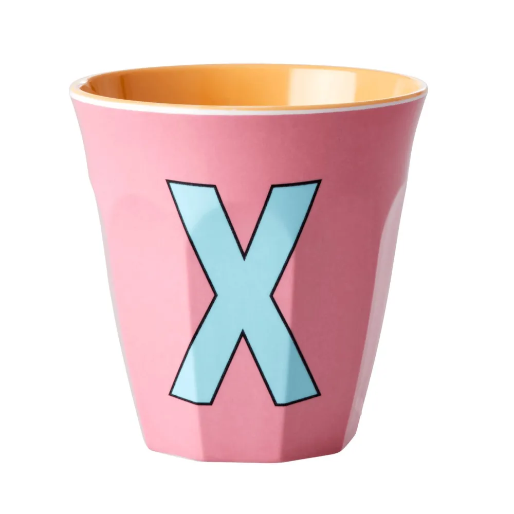 Discount RICE Melamin Becher Buchstaben