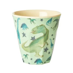 Sale RICE Melamin Becher Dinosaurs Print